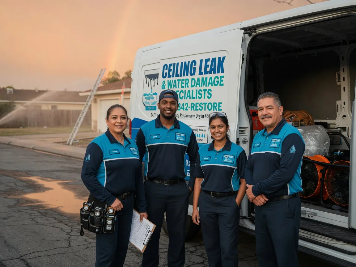 Ceiling Leak Cleanup company in Plush, OR