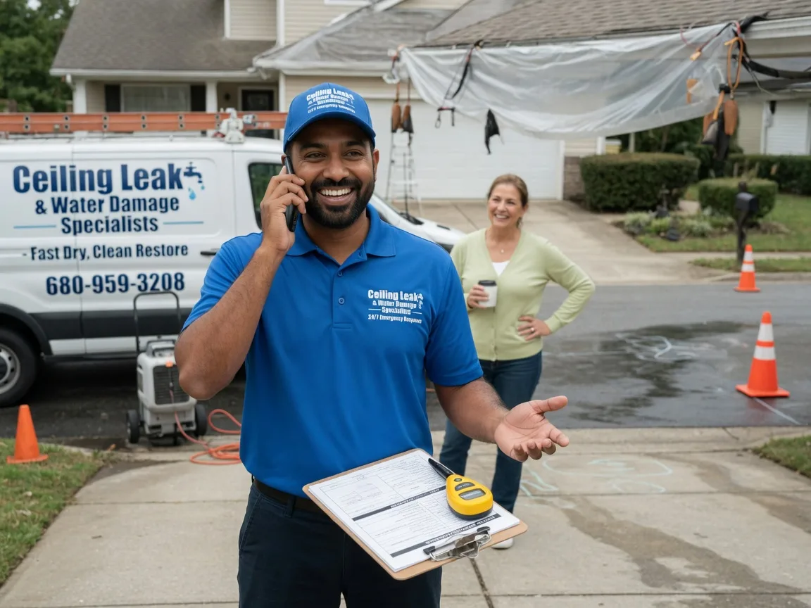 Ceiling Leak Cleanup Plush, OR FAQs